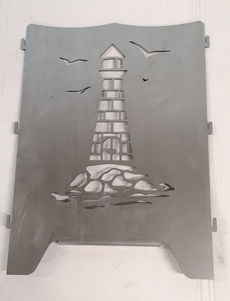 Feuerkorb Leuchtturm steckbar mit verschieden Motiven 50cm